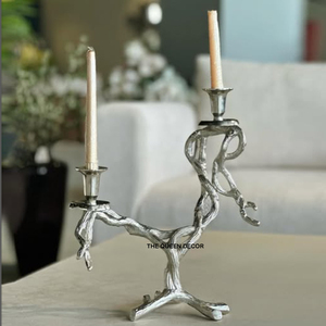 Porte-bougie de Noël moderne en métal de haute qualité, élégant récipient à bougie et lanterne pour la décoration de la maison - Product Image 5