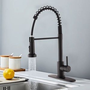 Rubinetto Industriale a 1 Maniglia, 1 Foro o 3 Fori, Stile Rustico per Cucina, Camper, Lavanderia, con Doccetta Estraibile per RV - Product Image 3