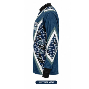 เสื้อเพนท์บอลชายแบบสั่งทำพิเศษ แขนยาว คอวี ลายพราง ชุดทีมกีฬา - Product Image 5