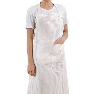 100% Cotton Sleeveless <b>Pocket</b> Apron Woven Customisable Eco-Friendly Durable Reusable Soft Daily Sanitary - Product Image 1