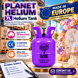 Pedidos al por Mayor de Cilindros de Helio Desechables de 7L CE TPED, Fabricante Europeo - Product Image 1