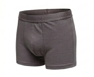 Calzoncillos bóxer para hombre, color gris oscuro, tejido, cómodos, lavables a máquina, corte clásico - Product Image 4
