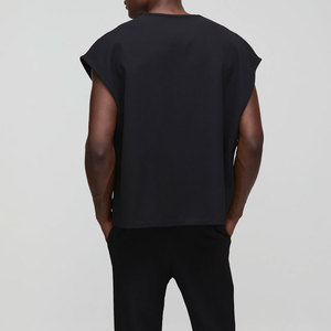 Tank Top Wholesale Longline <b>Men</b> Clothing Manufacturer <b>Stringer</b> Custom Blank Streetwear Outdoor Fashion Round Neck Tank Top <b>Men</b> - Product Image 6