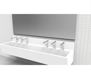 Sèche-mains électrique commercial à haute vitesse en acier inoxydable satiné, sèche-mains automatique professionnel pour hôtel et usage domestique, 10-15s - Product Image 6