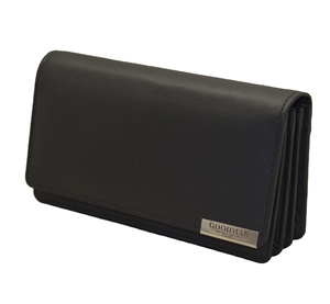 Adorable Girls Fashion Large Capacity Genuine Soft Nappa Leather Clutch <b>Wallet</b> <b>RFID</b> Feature New Classic Design Long Phone - Product Image 2