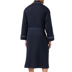 Peignoir en flanelle pour homme, nouvelle arrivée, de haute qualité, OEM, manches longues, avec poches, doux, respirant, durable, 340g, vêtements de nuit décontractés - Product Image 2