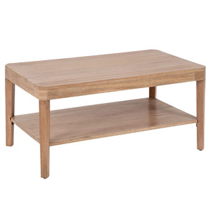 Table basse rectangulaire en bois de manguier massif pour la décoration de la maison, le salon, le bureau à domicile, avec finition naturelle, pliable et durable - Product Image 3