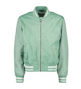 Venta al por mayor en blanco Boys Kid Bomber Chaquetas Satén Letterman Varsity Jacket - Product Image 5