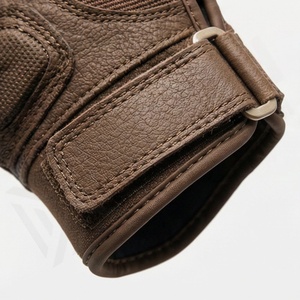 Guantes de Motocicleta Personalizados Estilo Café Racer, de Cuero PU, Resistentes al Viento, Antideslizantes, de Alta Calidad para Invierno - Product Image 5