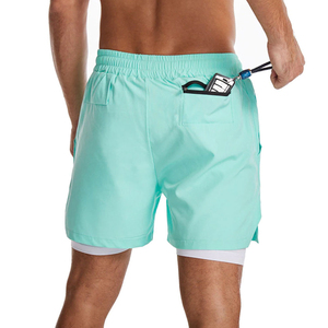 Pantalones Cortos Deportivos de Color Sólido para Hombre, para Correr, Entrenar, Gimnasio, Ropa Casual Masculina, Fitness, Jogging - Product Image 5