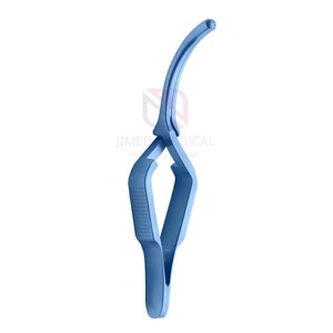 Pinza para Bulldog DEBAKEY de 7.5cm, Precio de Fábrica OEM, Aprobada por la CE, Instrumento de Microcirugía de Acero Inoxidable Atraumático con Recubrimiento Azul - Product Image 4