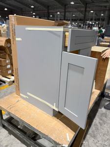 Gabinete de Cocina Gris Shaker B24, Panel de Puerta de MDF, Diseño Moderno, Fácil Instalación - Product Image 6