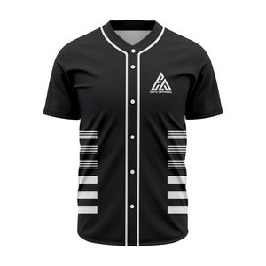 Factory Supply Custom New Design Breathable High Quality 100% Polyester V-neck Softball T-Shirts <b>Baseball</b> Jerseys Make Your Own - Product Image 2