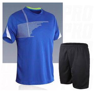 Camisetas de fútbol premium para hombre, chándal de fútbol, traje de entrenamiento de fútbol de manga corta, camiseta deportiva activa de verano, pantalones cortos - Product Image 2