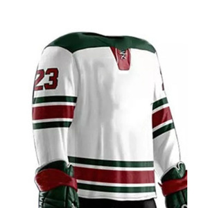 Trajes de Hockey sobre Hielo Sublimados Personalizados para Hombre, Conjunto de 2 Piezas, Ropa de Equipo de Hockey, Jersey y Pantalones Cortos Sublimados - Product Image 6