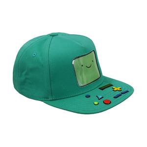 หมวกแก๊ปสีเขียวปักลายเครื่องเล่นเกมการ์ตูนด้านหน้า ปรับขนาดได้ 6 แผง เหมาะสำหรับทุกเพศ - Product Image 2
