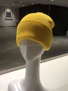 หมวกไหมพรมสีน้ำเงิน 100% ทำจากขนสัตว์ หมวกฤดูหนาวแบบ unisex สีพื้น สำหรับใส่ลำลอง ชายหาด ปาร์ตี้กลางแจ้ง ขนาดผู้ใหญ่ 56-58 ซม. - Product Image 4