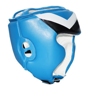 Protège-tête de boxe en PU pour jeunes de haute qualité, meilleur prix, casque de sparring en cuir à face ouverte, durable, personnalisable, vente en gros - Product Image 5