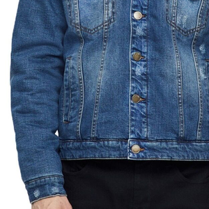 Custom Style <b>Men</b> <b>Denim</b> <b>Jackets</b> High quality <b>Men</b> <b>Denim</b> <b>Jackets</b> new arrival <b>Men</b> <b>Denim</b> <b>Jackets</b> - Product Image 4