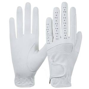Guantes de equitación de microfibra ligeros y transpirables de dedo completo para hombre y mujer, con logo personalizado, marca privada, para doma y exhibición. - Product Image 2