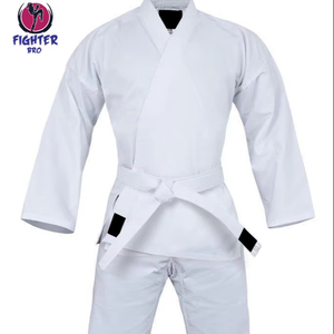 Uniforme de Karate Hecho de Lona 100% Algodón, Uniforme de Artes Marciales Resistente para Entrenamiento y Torneos - Product Image 1