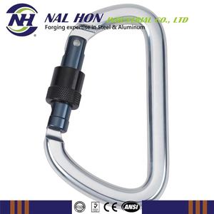 Mosquetón de Bloqueo Ligero de Aleación de Aluminio 24kn con Acabado Anodizado para Aplicaciones de Minería - Product Image 5