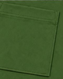 T-shirt personnalisé vert foncé pour femme, col en V, avec passepoil contrastant, manches courtes, poche, doux, respirant, décontracté, idéal pour l'été, coupe confortable - Product Image 5