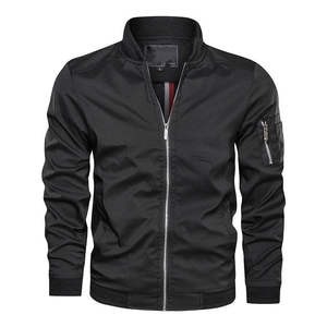 Chaqueta Bomber Unisex Ligera para Invierno, Cortavientos, Impermeable, con Cuello Alto, 100% Nailon - Product Image 2