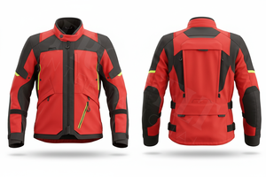 เสื้อแจ็คเก็ตขี่มอเตอร์ไซค์สำหรับกิจกรรมกลางแจ้ง กันน้ำ ระบายอากาศได้ดี ป้องกันการกระแทก พร้อมแผ่นเกราะ CE ป้องกันลม ทำจากผ้าทอ - Product Image 6