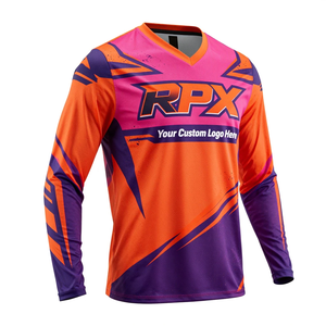 เสื้อเจอร์ซีย์มอเตอร์ครอส RPX แบบสั่งทำพิเศษ แขนยาว โพลีเอสเตอร์ แห้งเร็ว เสื้อแข่งสำหรับผู้ชาย ทุกฤดูกาล ลายพิมพ์ เสื้อเจอร์ซีย์มอเตอร์ครอส - Product Image 1