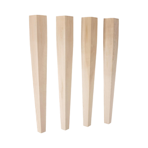 ไม้แข็งขาเรียวสำหรับโต๊ะแบบเรียบง่ายเปลี่ยนเฟอร์นิเจอร์สำหรับใช้ในห้องรับประทานอาหารและสำนักงานขาทดแทนเฟอร์นิเจอร์ไม้ - Product Image 6