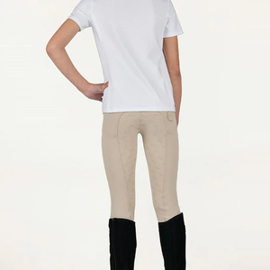 Chemise de concours d'équitation haut de gamme pour chevaux, décontractée, à motif uni, avec épaules tombantes, longueur au-dessus du genou, en tricot respirant - Product Image 6