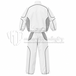 Conjunto Deportivo Ligero de Nailon para Hombre, Chaqueta Cortavientos con Cierre Completo y Pantalones Holgados - Product Image 2