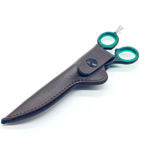 Tijeras Profesionales de Acero Inoxidable para Barba, Hoja Recta, Punta Cerrada, Plegables, para Diestros, Herramienta de Belleza para Corte de Cabello - Product Image 3