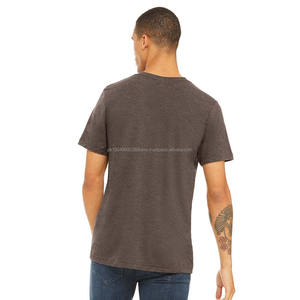 Camiseta Blanca Lisa 100% Algodón al por Mayor, Camiseta Regular con Logotipo Personalizado para Hombre - Product Image 3