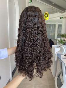 Machine trame gros cuticule aligné Remy cheveux humains DHL UPS FedEx livraison cheveux bouclés quantité - Product Image 2