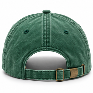 Casquette de baseball vintage de qualité supérieure, lavée, verte, avec broderie personnalisée, casquette en coton vieilli style Dad Hat - Product Image 6