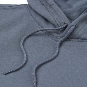 Sweat-shirt à capuche uni en coton pour homme, coupe classique, tricoté en molleton, manches longues, avec poches, idéal pour l'automne - Product Image 6
