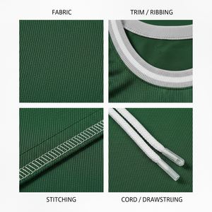 Vente en gros de maillots de basket-ball pour hommes, respirants, grandes tailles, 100% polyester, broderie personnalisée, vêtements de sport - Product Image 6