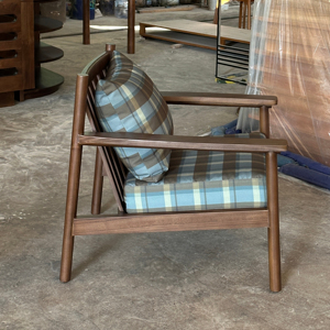 KLOPS LIVING Modern Design Elegant <b>Mid</b> <b>Century</b> Solid Wood Eco-Friendly Durable Waterproof Easy Clean <b>Armchair</b> Ergonomic Curved - Product Image 6