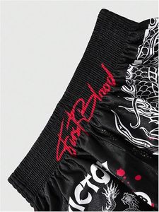 Pantalones Cortos de Muay Thai Unisex para Adultos, Secado Rápido, Ligeros, 100% Poliéster, Estampado por Sublimación, Tela de 160g, Ropa de Artes Marciales - Product Image 5