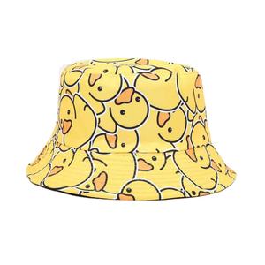 Chapeau de soleil de haute qualité pour l'extérieur, petit canard jaune imprimé, mode, dessin animé, protection solaire, chapeaux de soleil - Product Image 2