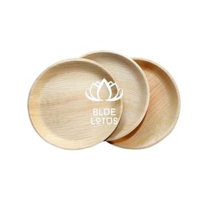 Plato de Palma Tradicional Reutilizable y Ecológico Blue Lotus, ¡EN OFERTA! |   100% Natural, Biodegradable, Hecho a Máquina con Hojas de Palma de Areca - Product Image 1