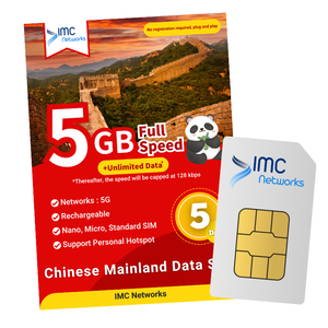 Tarjetas SIM de datos ilimitados 5G para viajes en China continental, de 1/3/5/7/15/30 días, con embalaje personalizado para revendedores, al por mayor. - Product Image 3