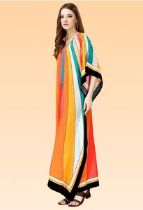 Vestido Kaftan Elegante para Mujer – Kaftan Holgado Estampado para la Colección de Verano - Product Image 3