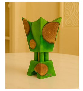 Brûleur de Bakhoor en résine époxy de qualité supérieure, artisanal moderne 2026, parfum d'intérieur de luxe, aromathérapie élégante, design personnalisable - Product Image 6