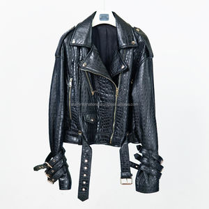 Chaqueta de Cuero para Mujer, Colección de Moda 2025, Estilo Ajustado OEM para Marcas Privadas - Product Image 1