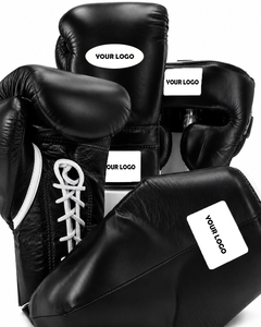 Guantes de Boxeo MMA de Cuero Vacuno Hechos a Medida, Protector de Cabeza y Protector Inguinal, Conjunto Transpirable, Duradero y Protector para Todas las Estaciones - Product Image 2