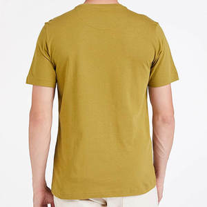 T-shirt décontracté noir à manches courtes pour homme, 100 % coton, coupe classique, anti-plis, séchage rapide, respirant - Product Image 6