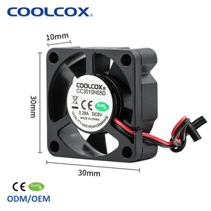 Cocox 30x30x10 मिमी मिनी अक्षीय प्रवाह ब्रशलेस फैन 5 वी/12 वी/24 वी डीसी एयर प्यूरीफायर 3 डी प्रिंटर स्वास्थ्य स्कैनर-कृषि उद्योगों के लिए - Product Image 1